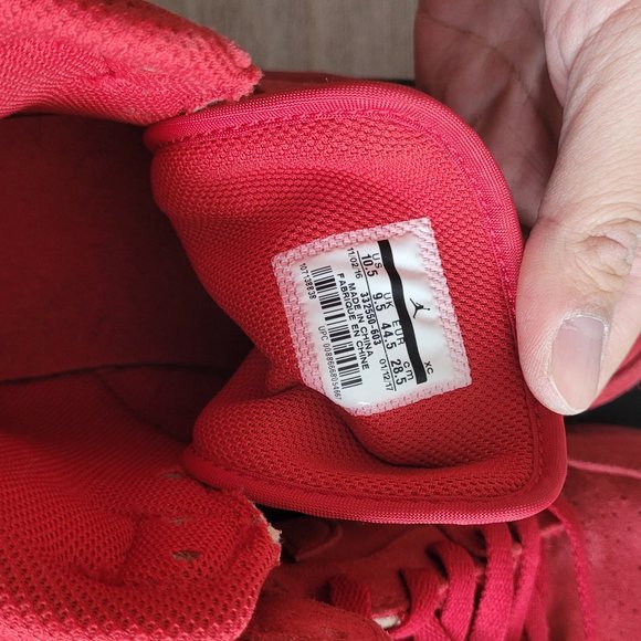 Jordan 1 Red Suede High 10.5 - Picture 7 of 7